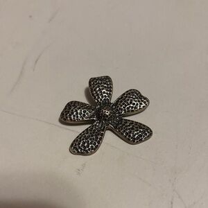 Silpada Silver Flower Pendant Necklace Charm - Women Jewelry